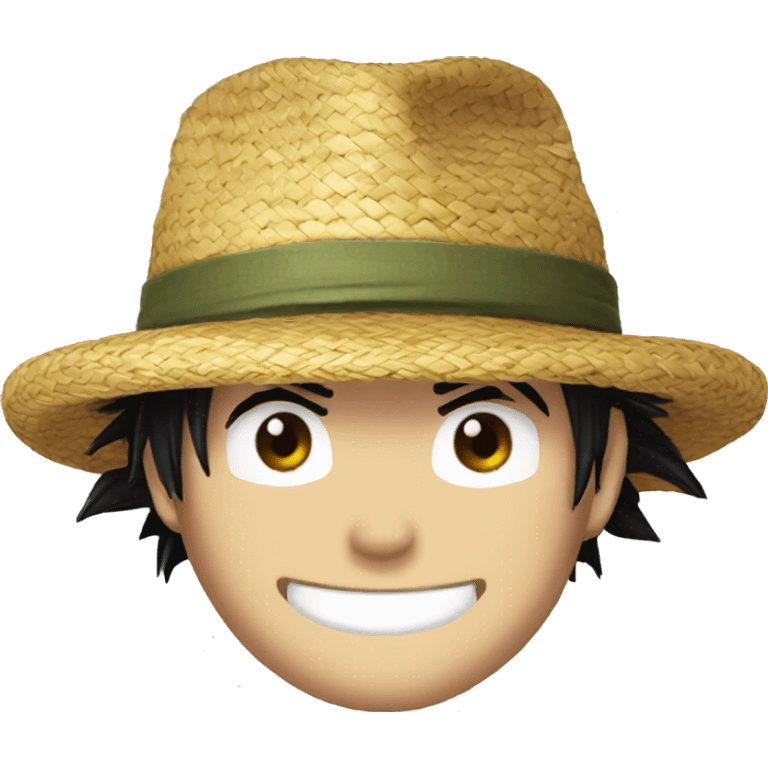 chapeau de paille luffy emoji