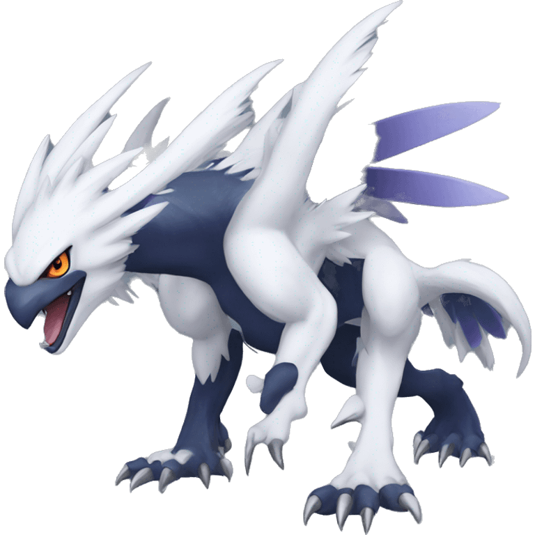 Edgy Cool Nargacuga-Absol-Pokémon Full Body Detailed High Quality emoji