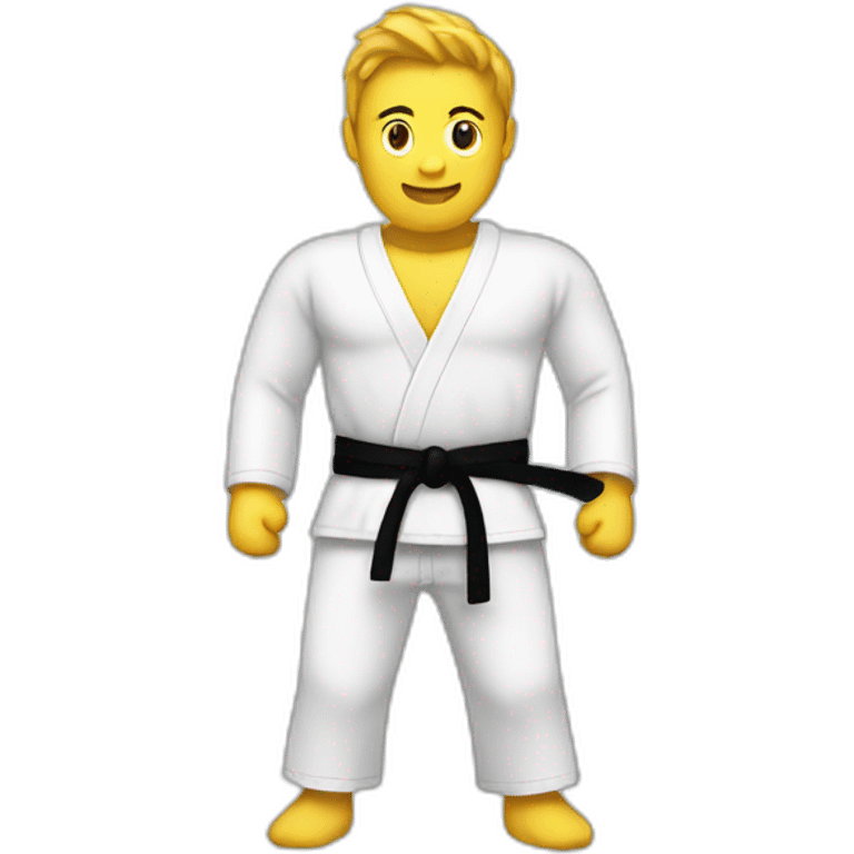 white belt emoji