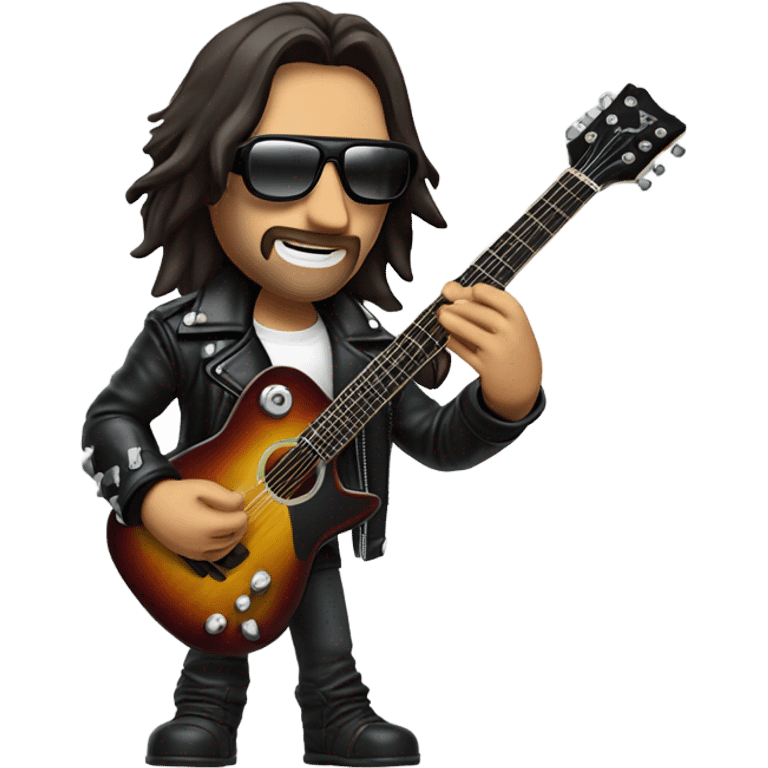 Johnny silverhand with guitar emoji