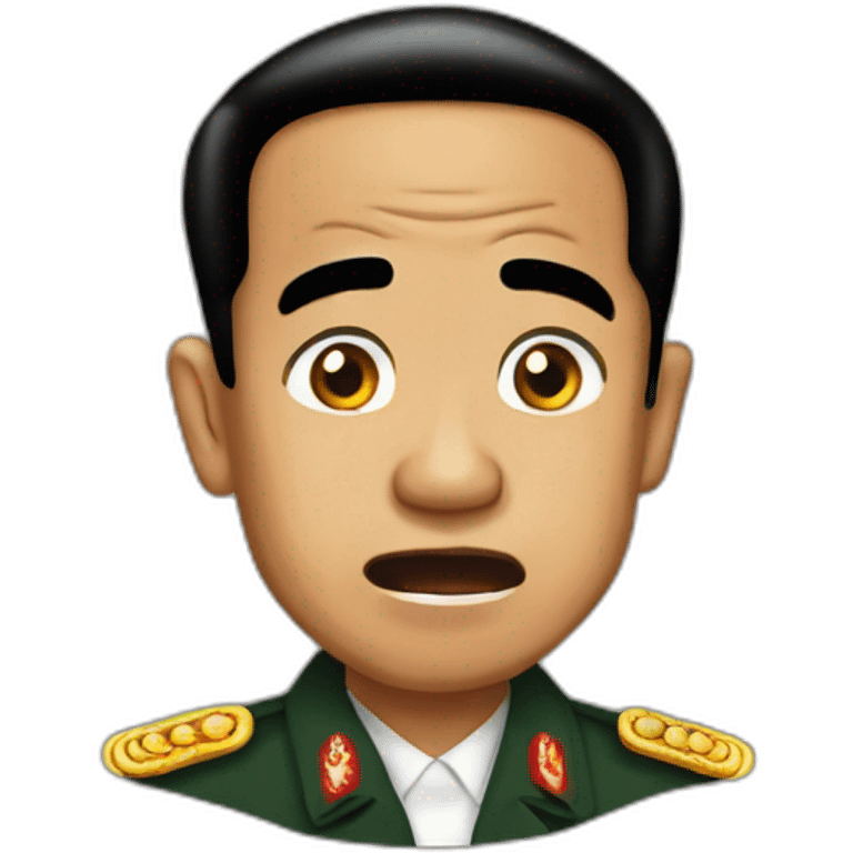 President Jokowi shocking emoji