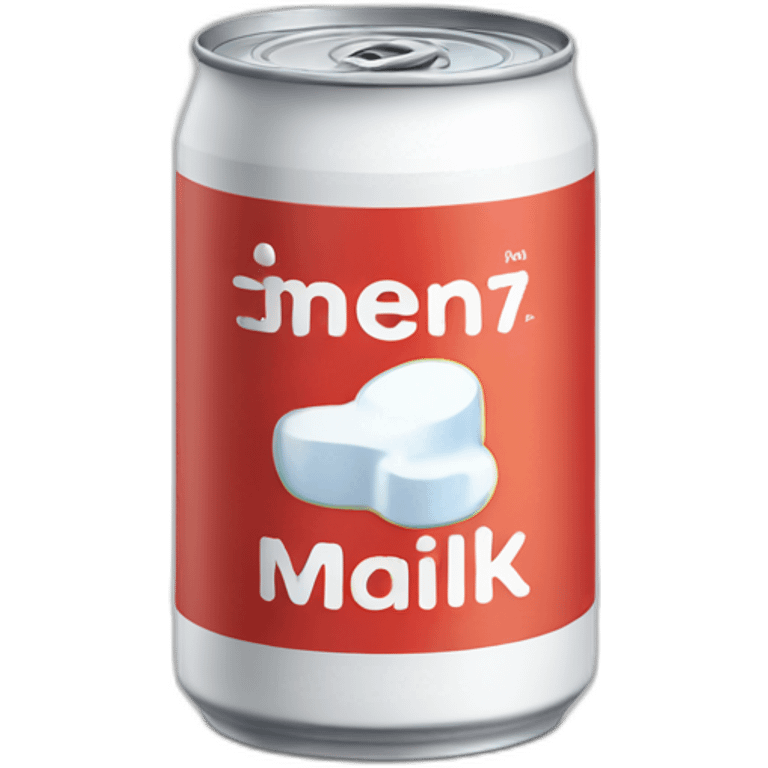 Carbonated milk in a can emoji