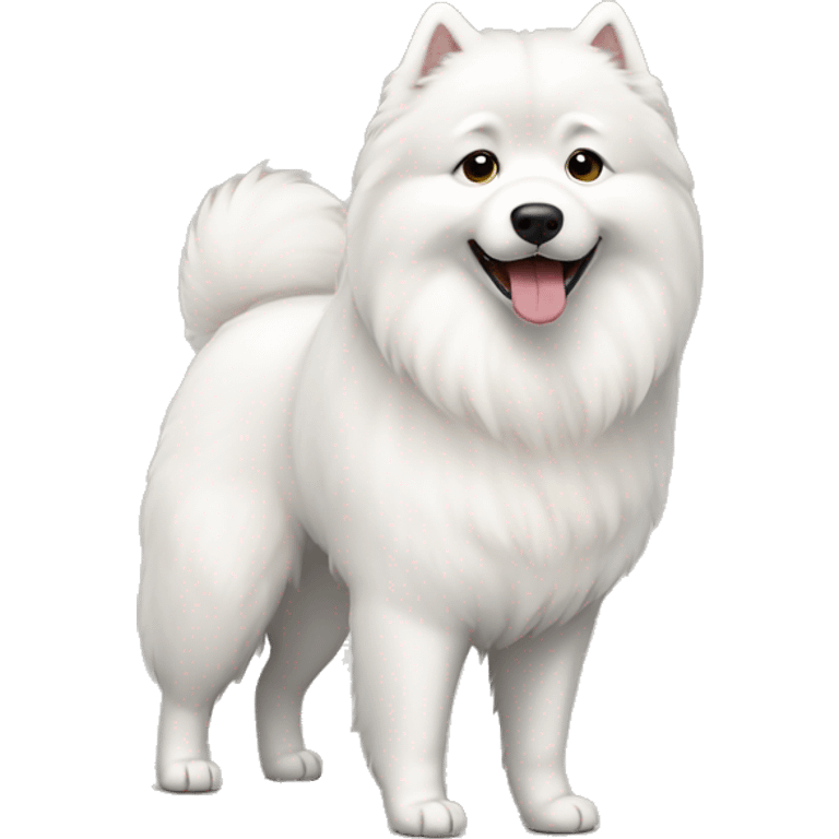 Samoyed full body emoji