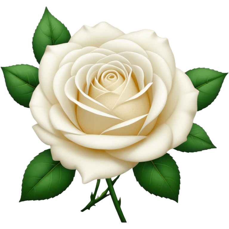 White rose emoji