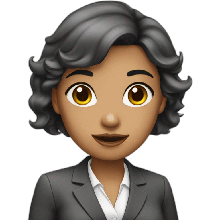 Business girl emoji