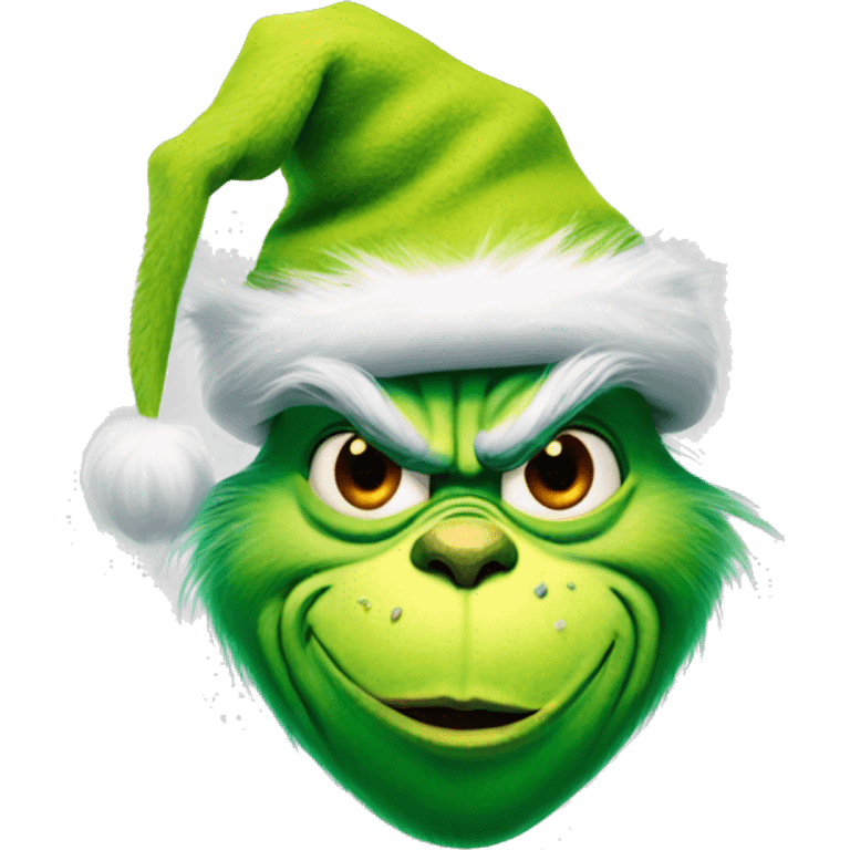 The grinch  emoji