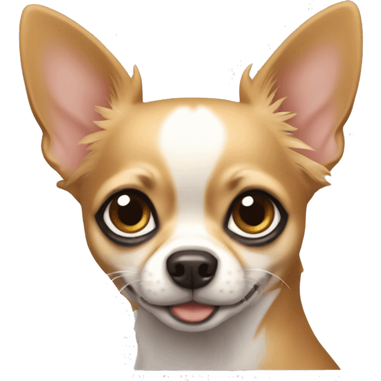 Chihuahua poil long et clair  emoji