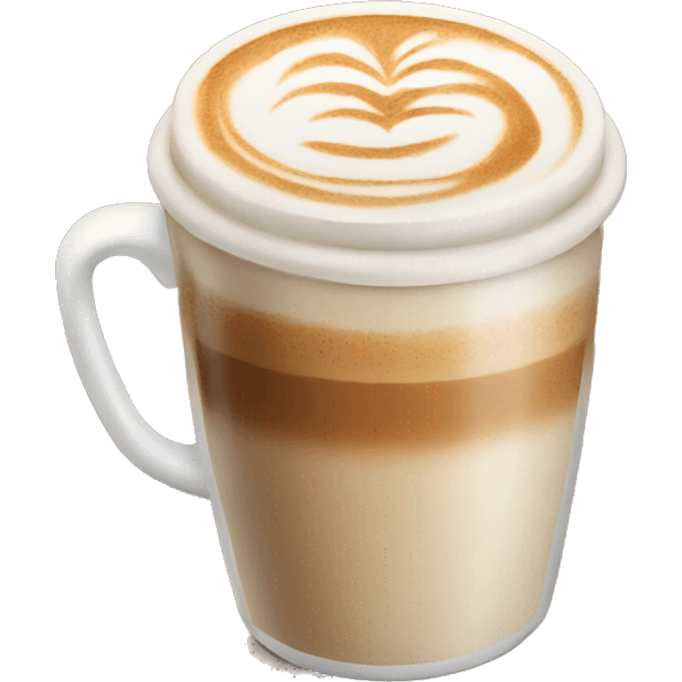 A beautiful coffee latte  emoji