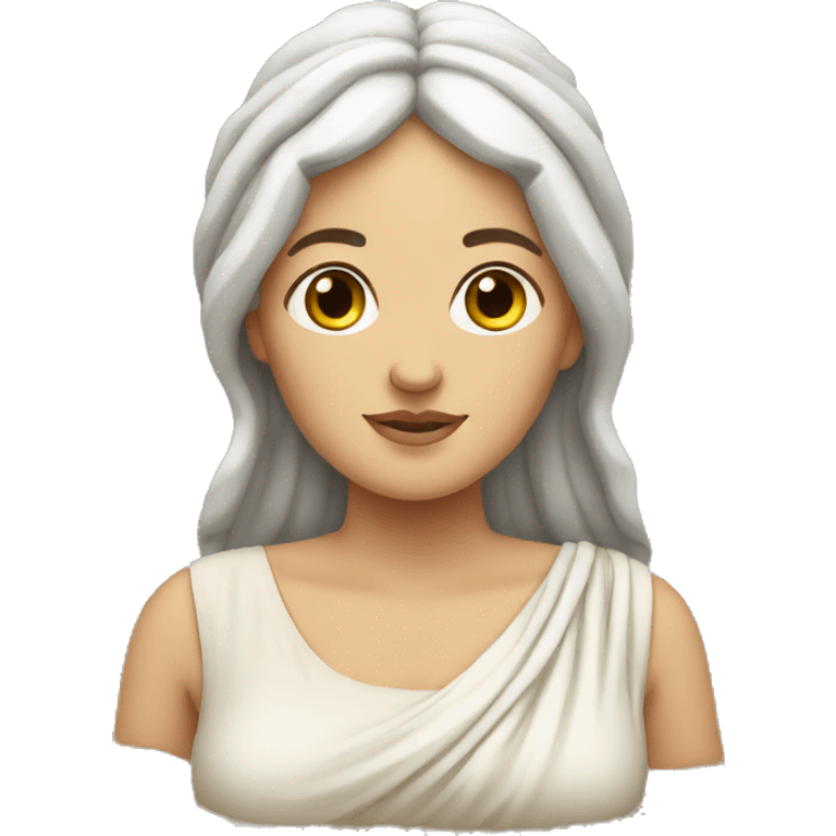 white ancient greek woman pregnant emoji