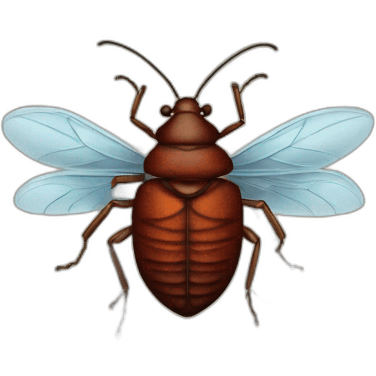 bedbug with wings emoji