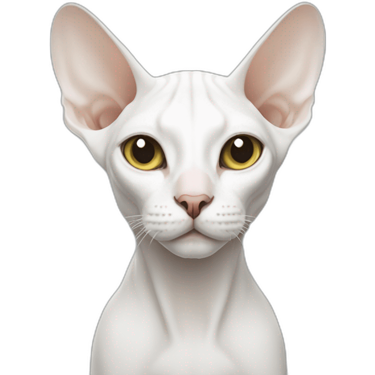 White sphinx cat emoji