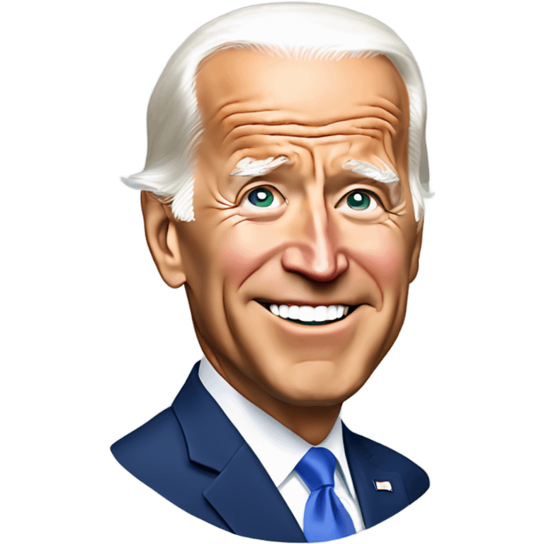 Joe Biden in a trump 2024 hat emoji