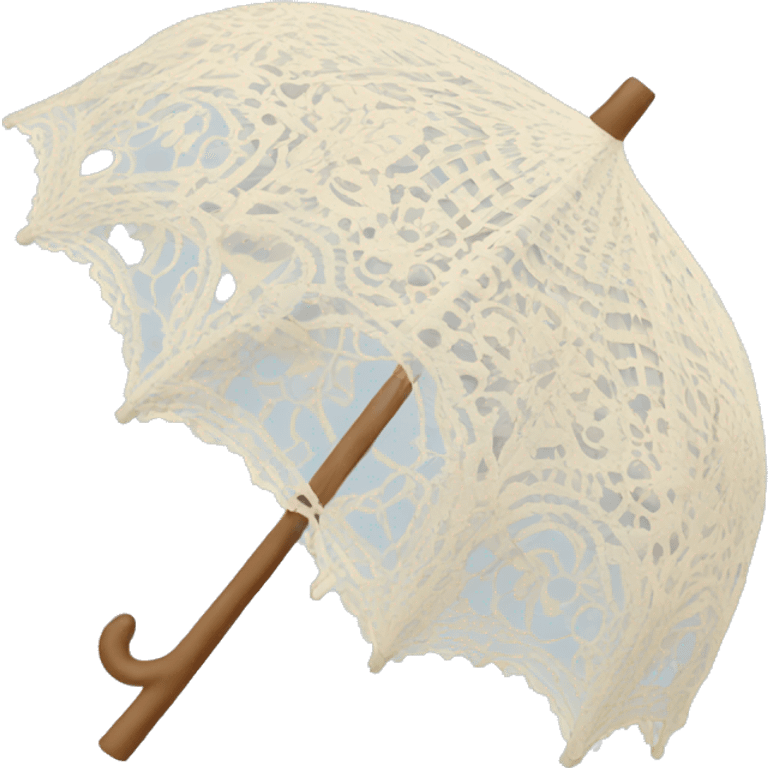 Lace umbrella  emoji