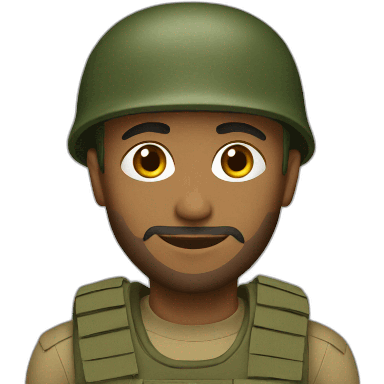 Muslim soldier  emoji