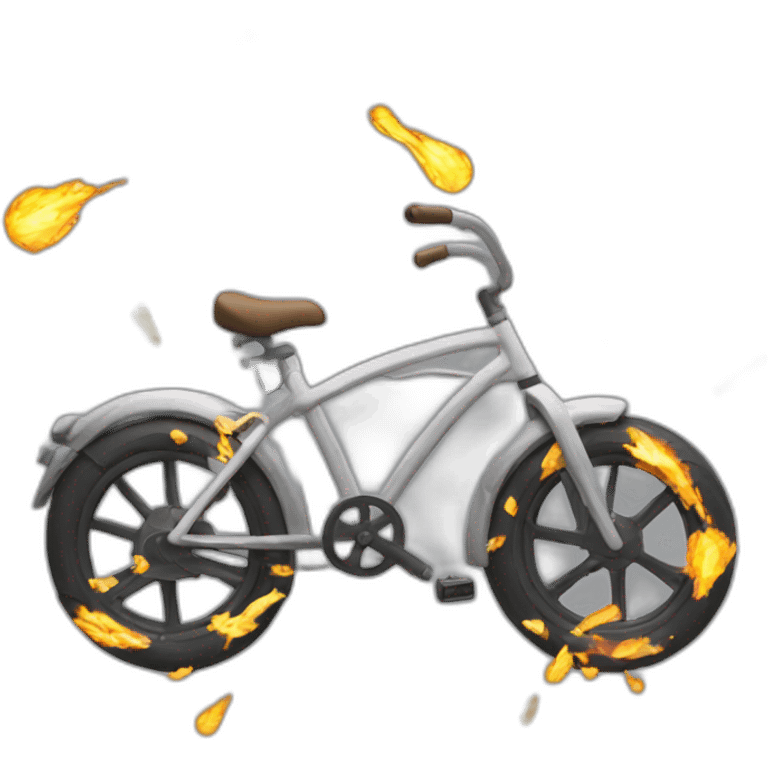 exploding bike emoji