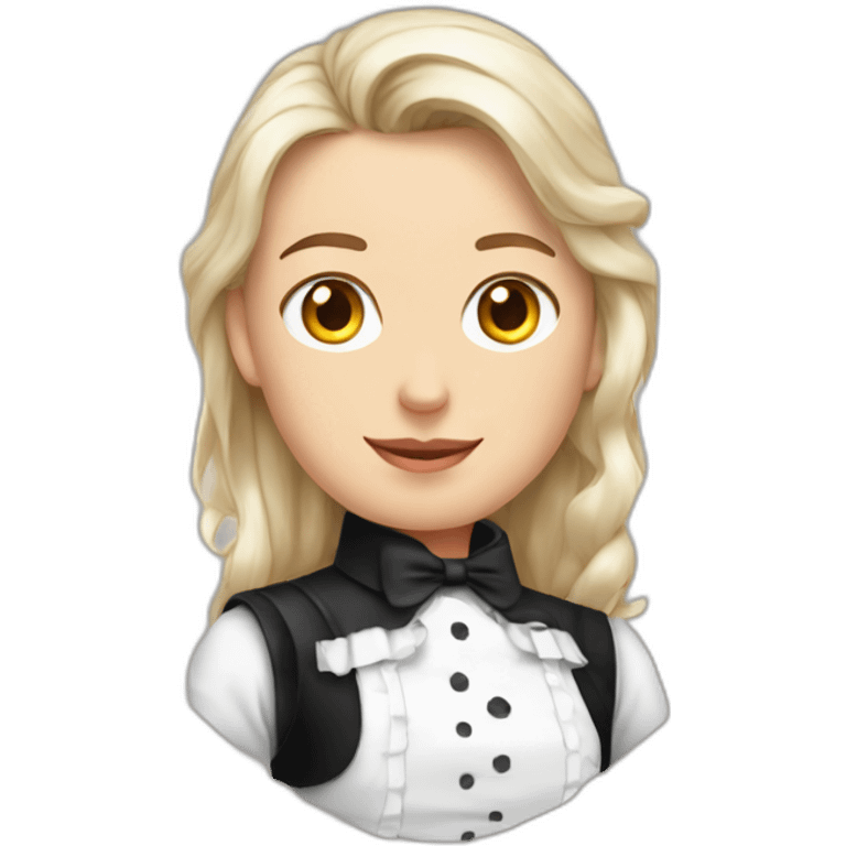 elon musk on maid outfit emoji