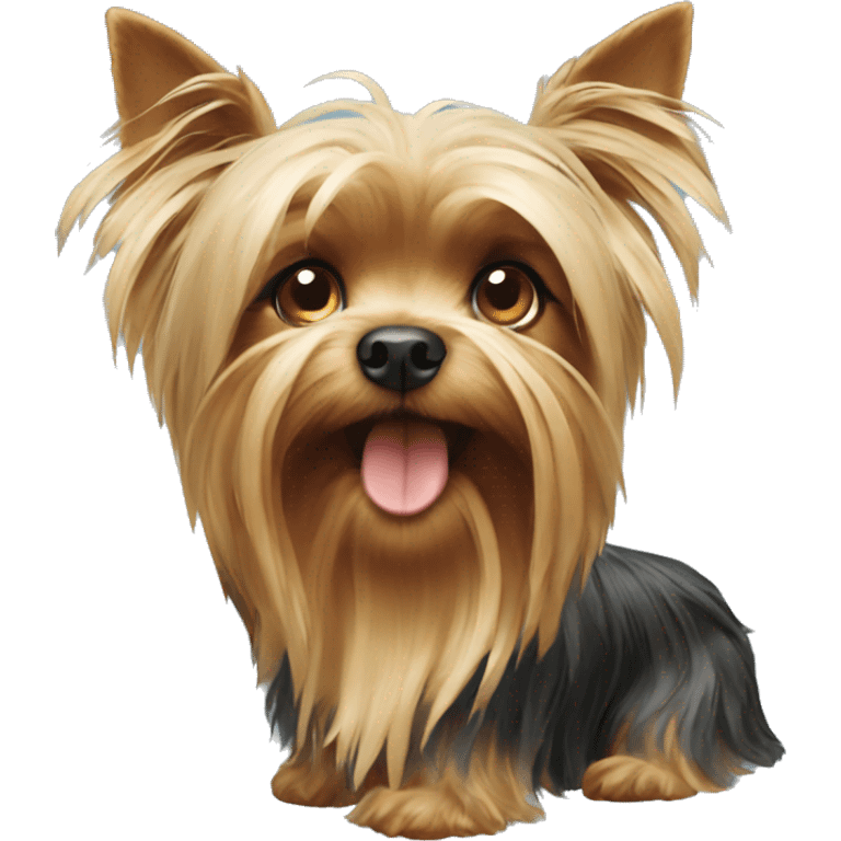 yorkshire terrier dog emoji