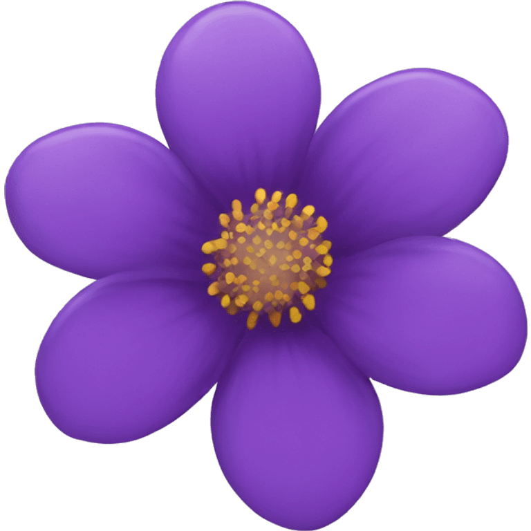 Purple flower emoji