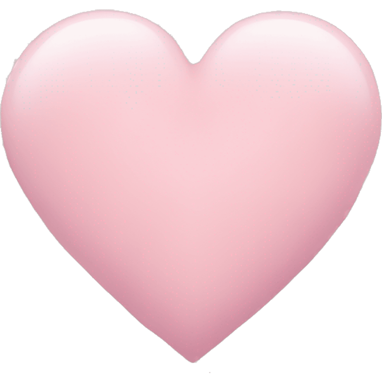 Light pink heart emoji