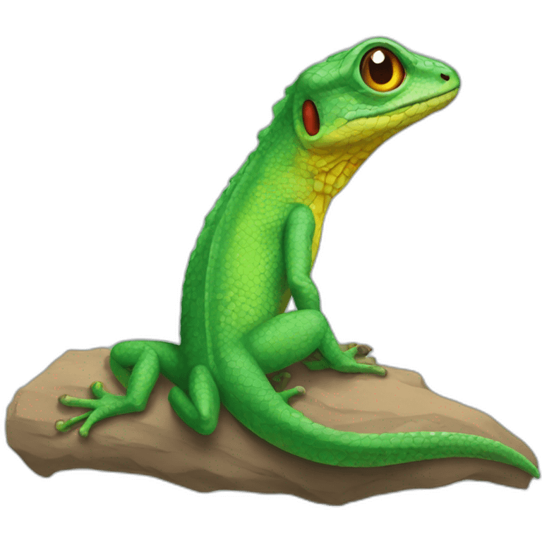 Lezard sur d emoji