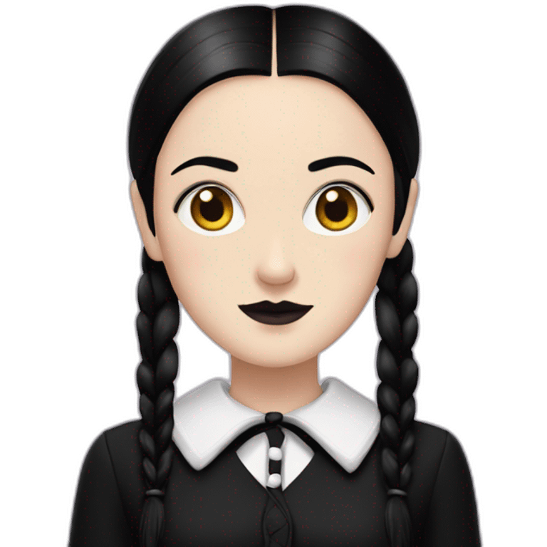 Wednesday Addams emoji