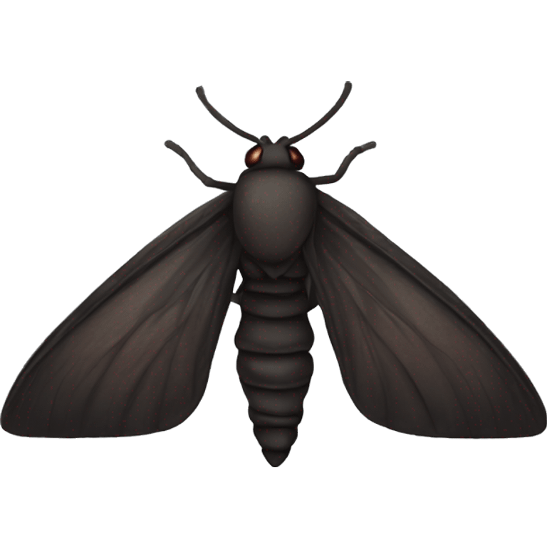 dark moth  emoji