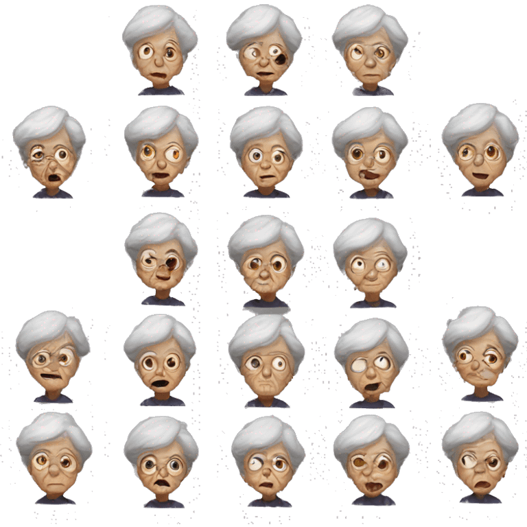 Granny horror game emoji