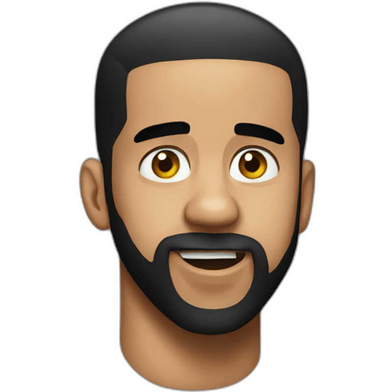 Drake being crazy emoji