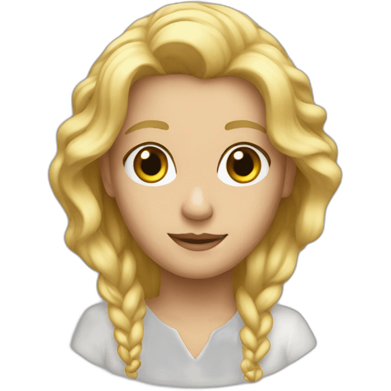 Grand blond emoji