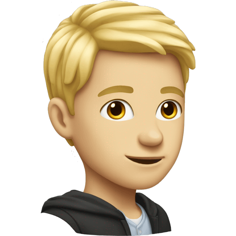 boys school blond hair  emoji