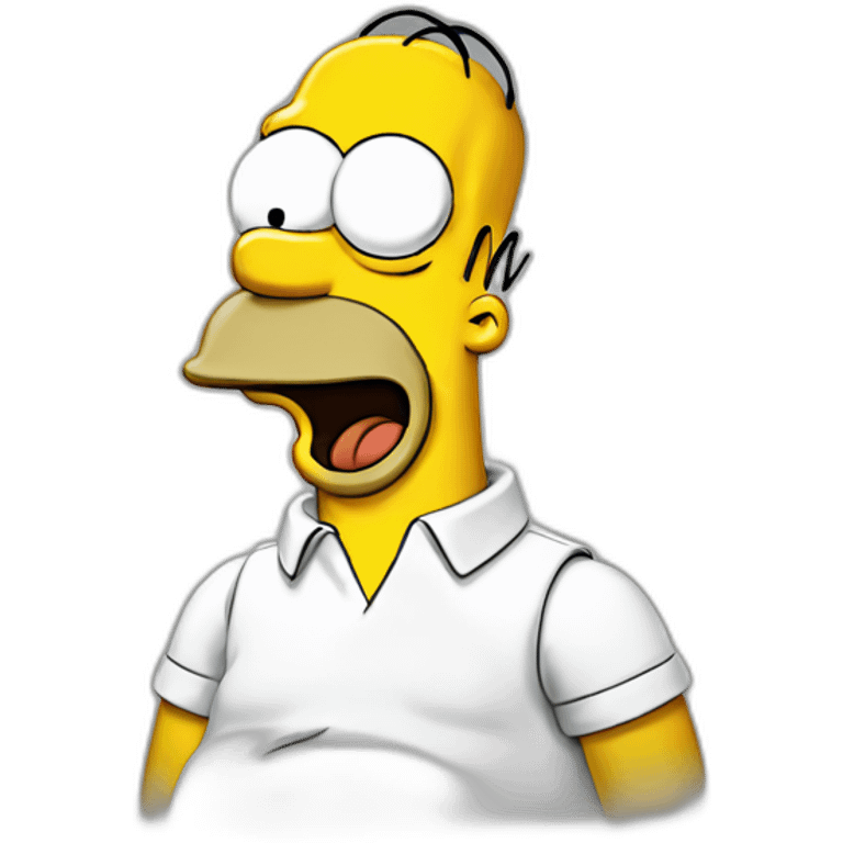 homer simpson happy emoji