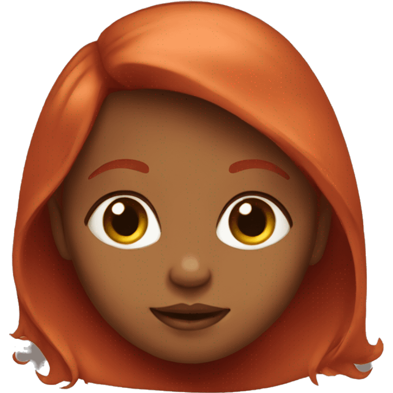 Red head baby girl  emoji