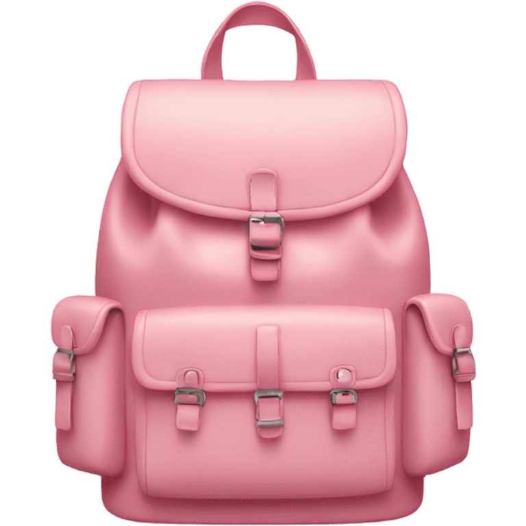 backpack soft pink with ribbon emoji