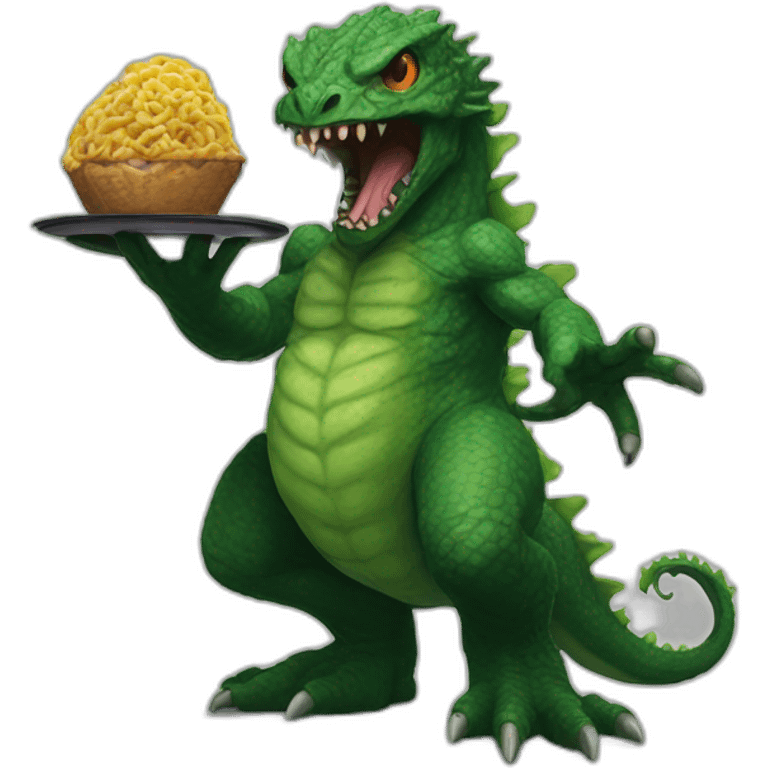 hungry godzilla cthulhu emoji