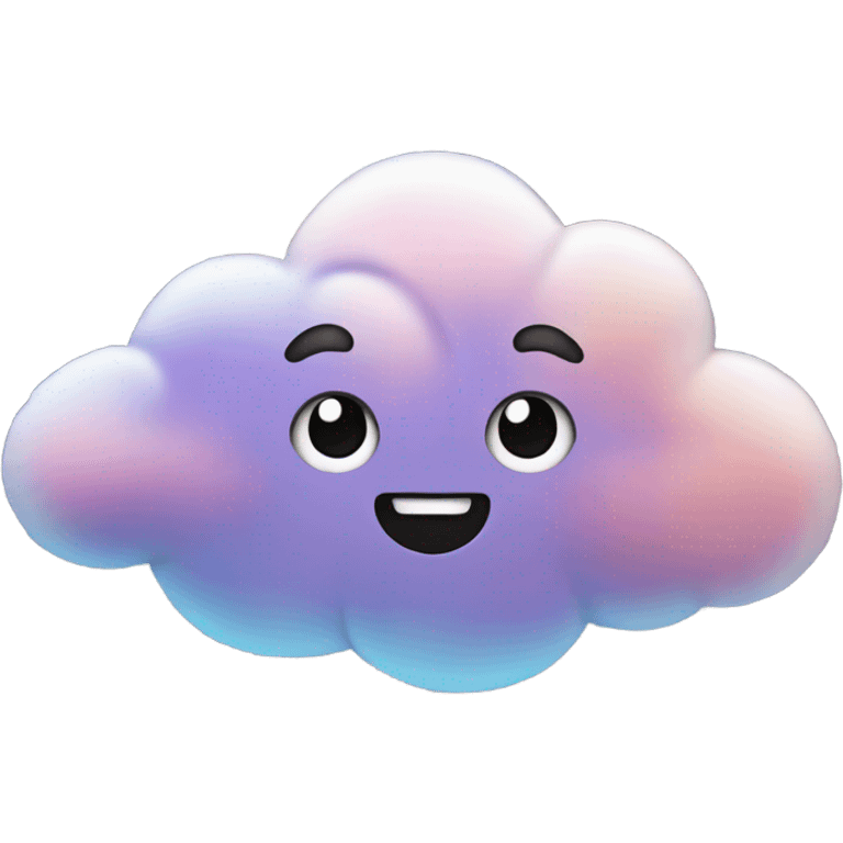 universe in cloud shaped emoji