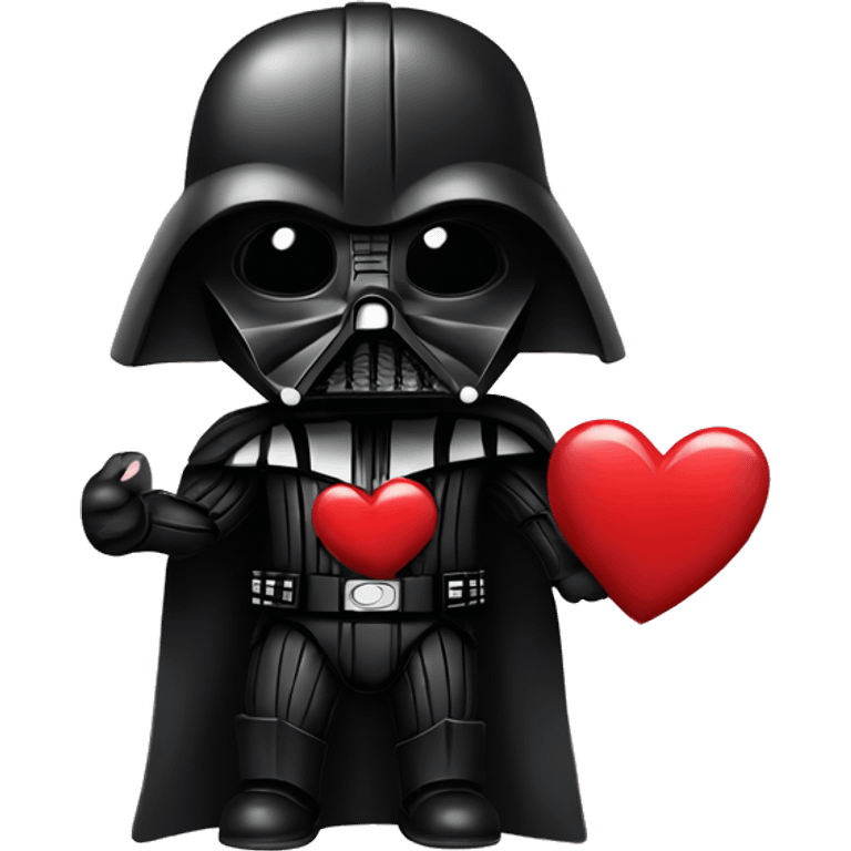 darth vader with heart in love emoji