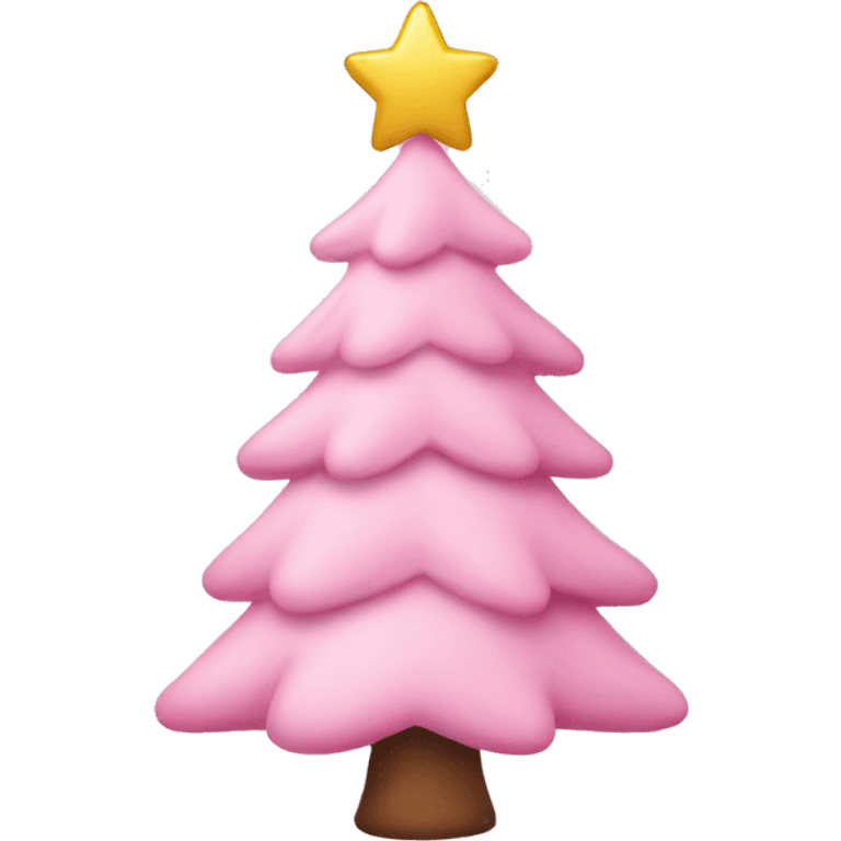 baby pink christmas tree  emoji