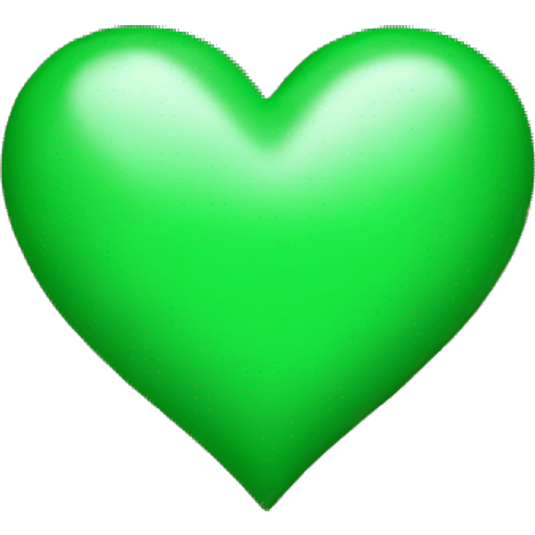 Green heart emoji