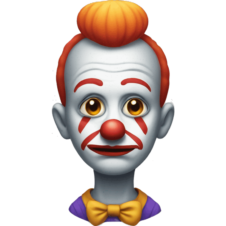 Sad clown emoji