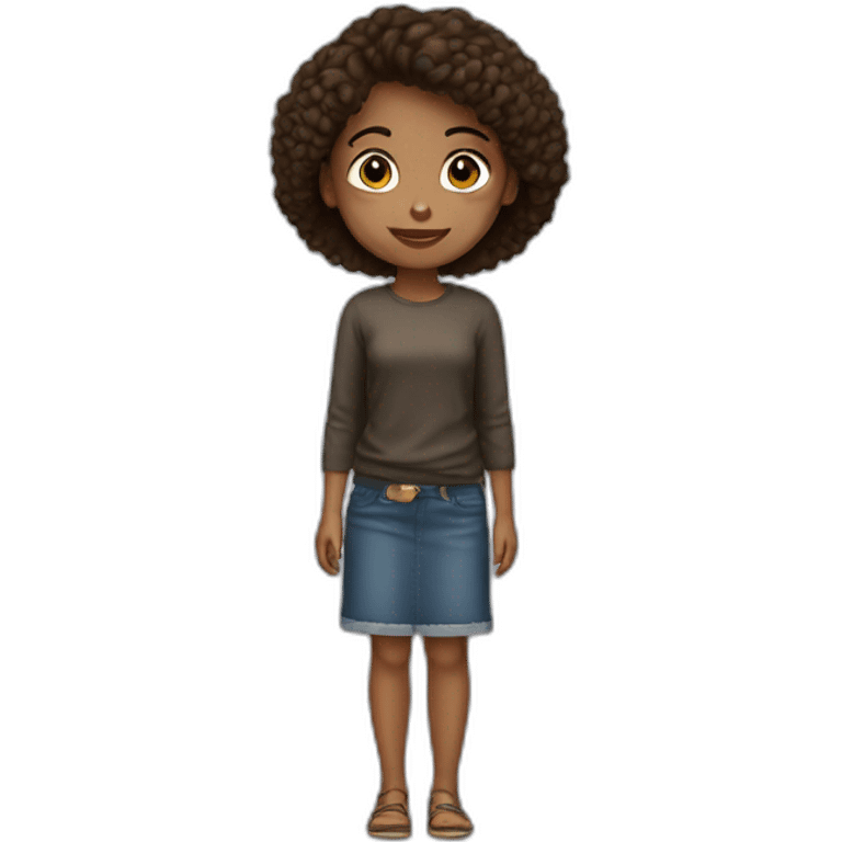 Fille brunes emoji