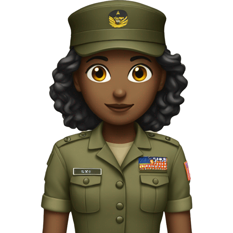 girl military emoji