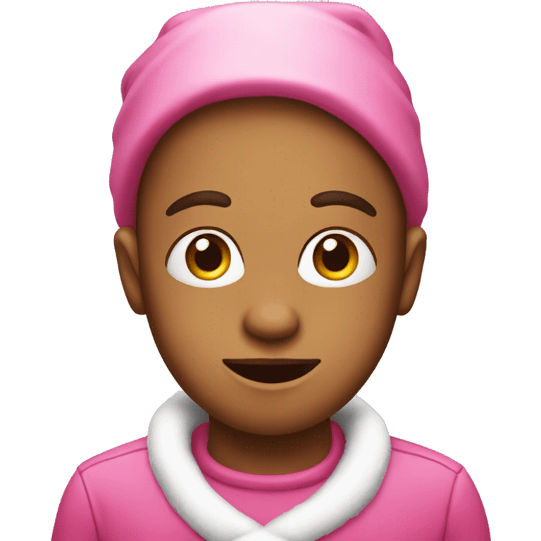 pink christmas presen emoji