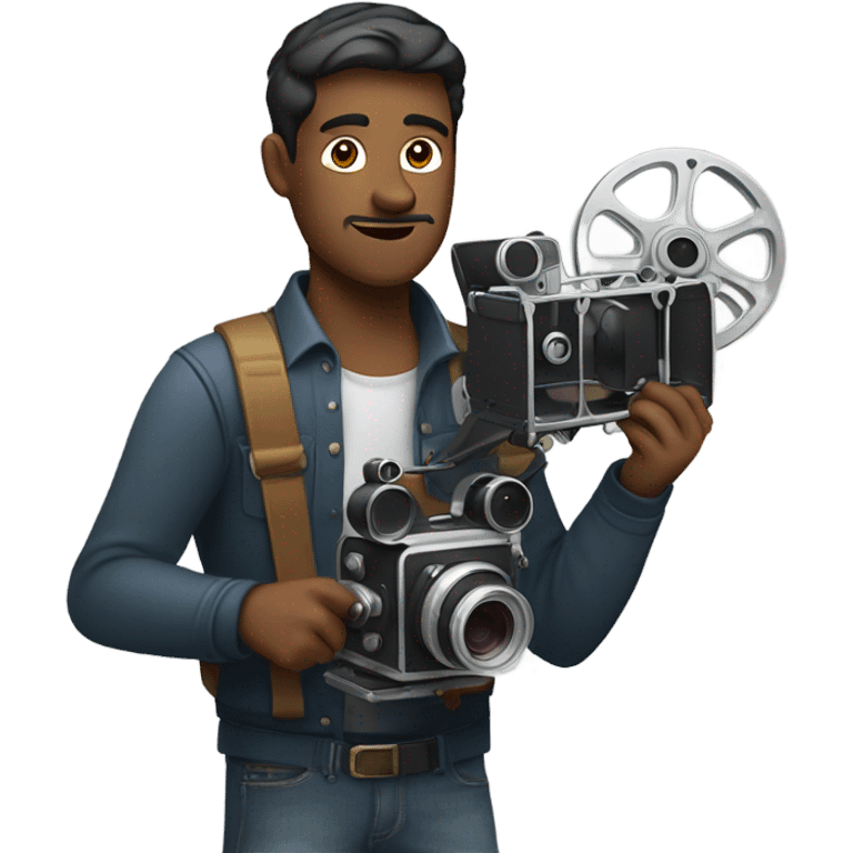 man making film emoji