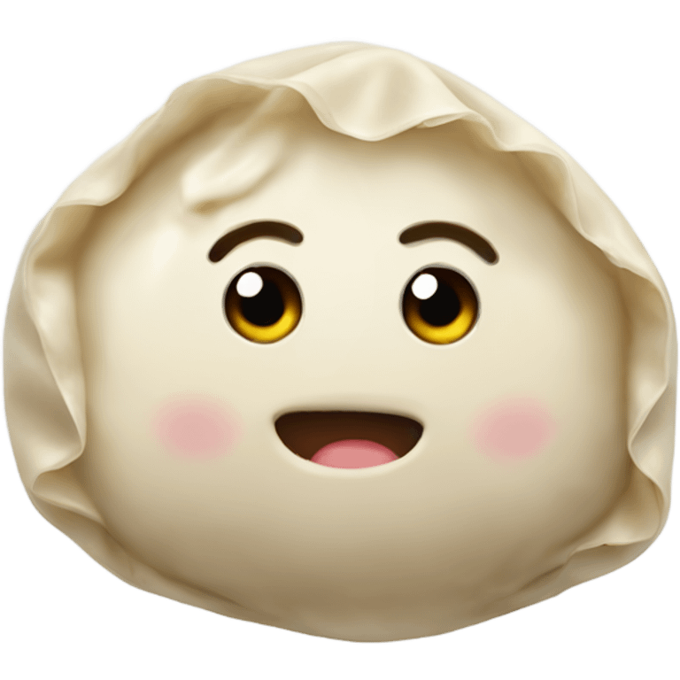 Pork dumpling emoji