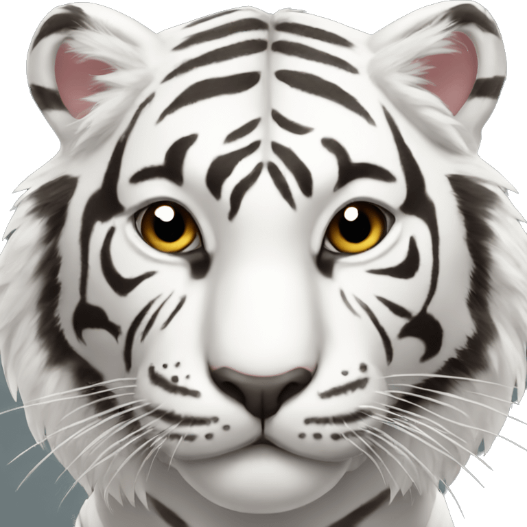 White tiger emoji