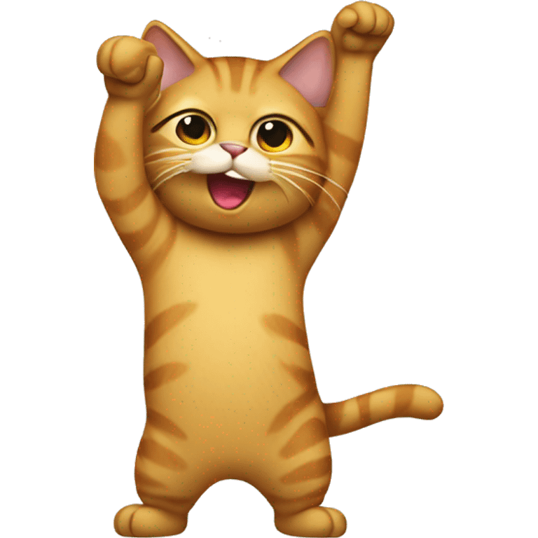 cat dabbing  emoji