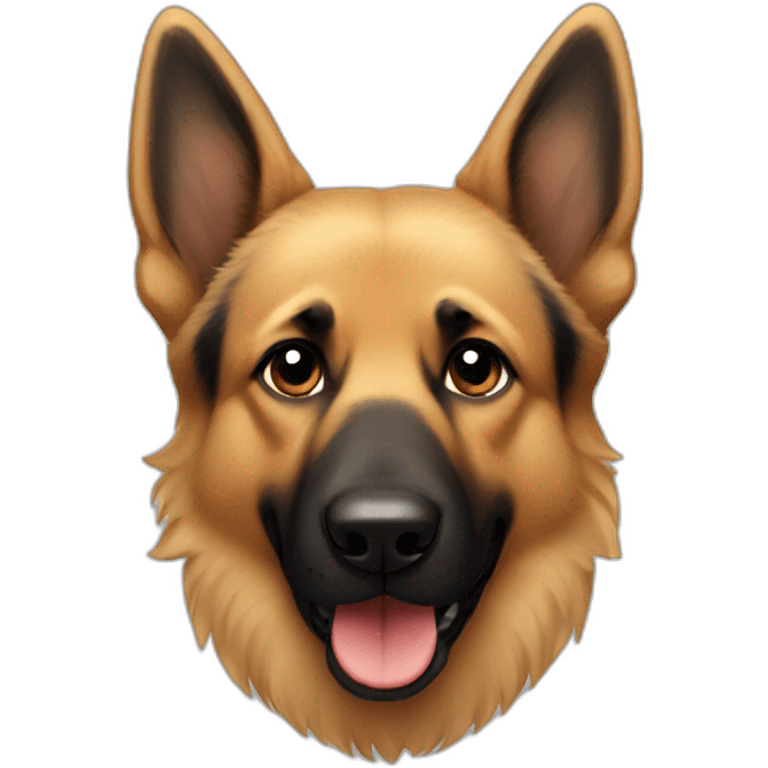 german shepherd poo emoji