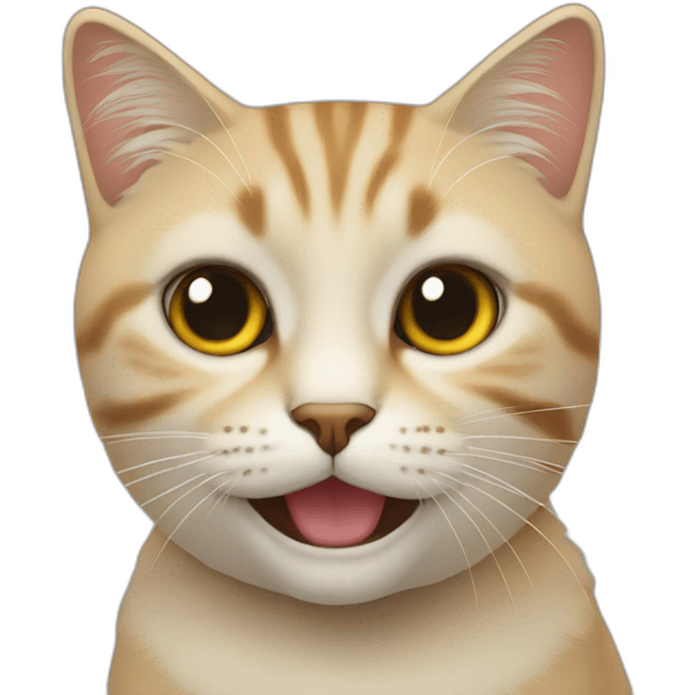 Un chat emoji