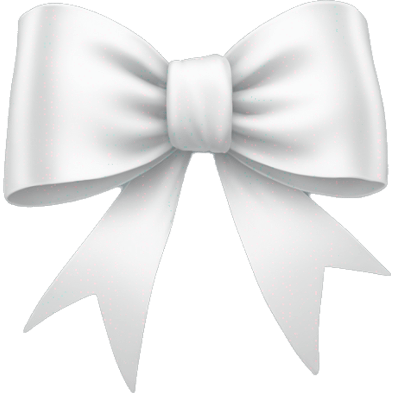 White ribbon bow emoji