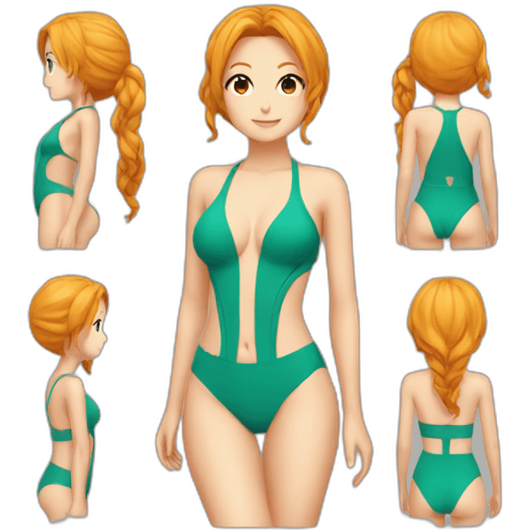 nami swimsuit emoji